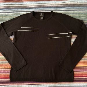 Black Silk & Cashmere Sweater